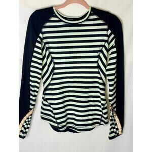 Lululuemon Reflective Long Sleeve Running Top Mint Black Size 6
